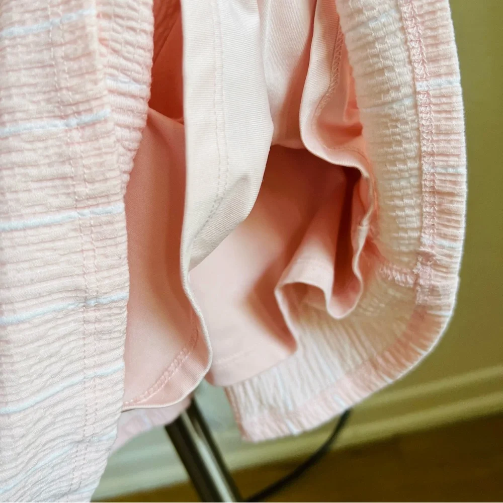 Lovers + Friends McCall Mini Dress Size M
Pink and White Stripe Sleeveless - Picture 6 of 11
